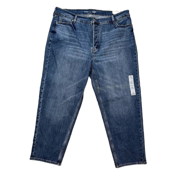 Old Navy Extra High Rise Sky High Straight Jeans Button Fly  Plus Size 22 - Picture 1 of 7